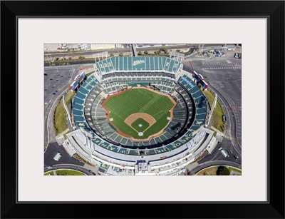 Oakland Raiders Stadium, Oakland, California - Aerial Photograph