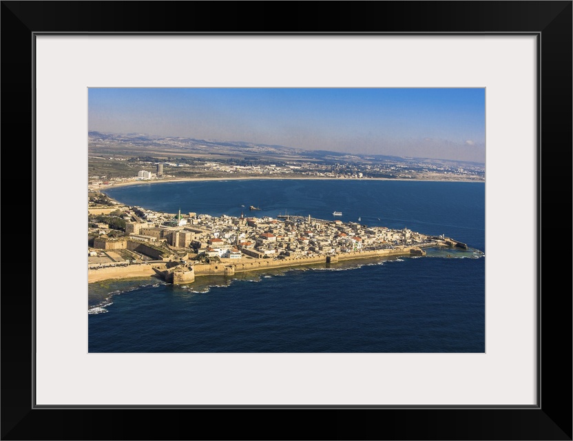 Old Town, Acre, Israel - Aerial Photograph