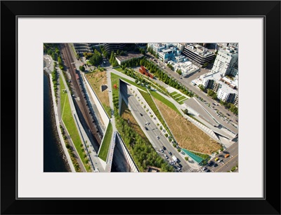 Olympic Sculpture Park, Seattle, Washington - Aerial Photograph