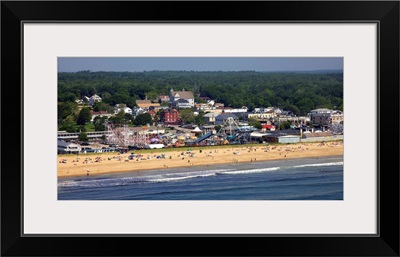 Palace Playland And Old Orchard Beach, Maine, USA - Aerial Photograph