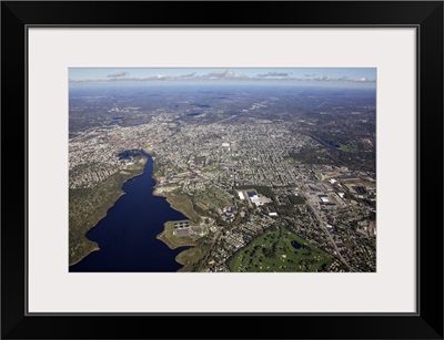 Pawtucket, Providence, Rhode Island, USA - Aerial Photograph