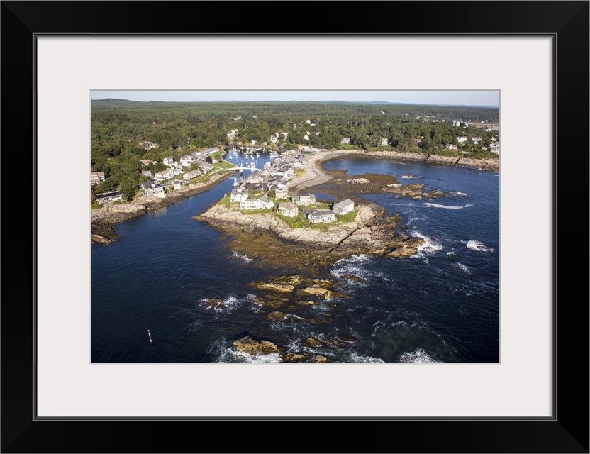 Perkins Cove, Ogunquit, Maine, USA - Aerial Photograph