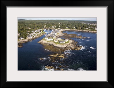 Perkins Cove, Ogunquit, Maine, USA - Aerial Photograph