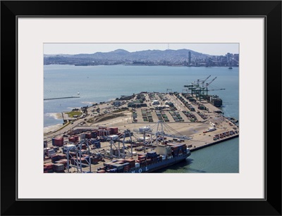 Port of Oakland, Oakland, California, USA - Aerial Photograph