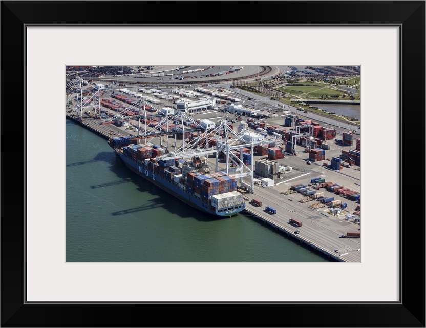 Port of Oakland, Oakland, California, USA - Aerial Photograph