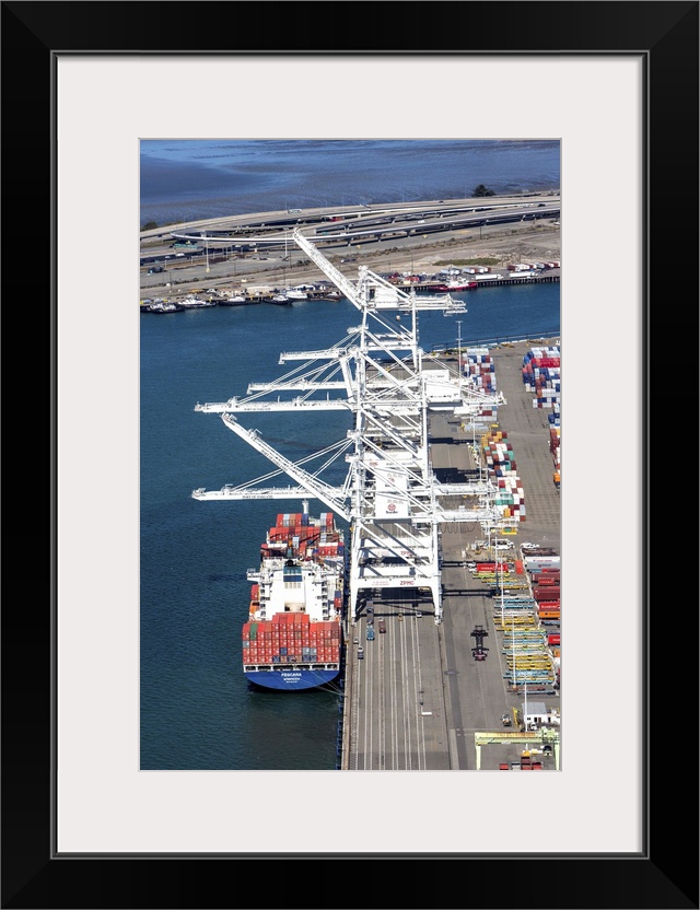 Port of Oakland, Oakland, California, USA - Aerial Photograph