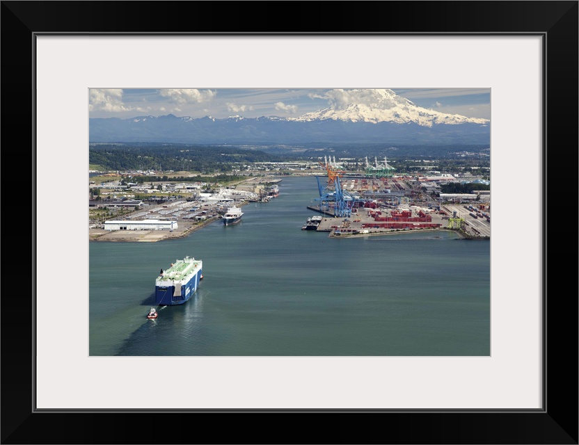 Port of Tacoma, Tacoma, WA, USA - Aerial Photograph