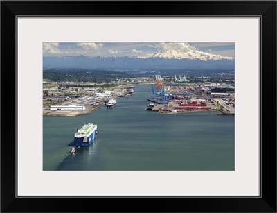 Port of Tacoma, Tacoma, WA, USA - Aerial Photograph