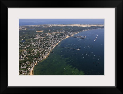 Provincetown Harbor, Provincetown - Aerial Photograph