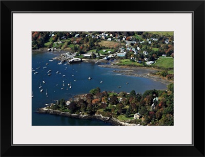 Round Pond, Maine - Aerial Photograph