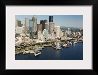 Seattle Great Wheel, Waterfront and skyline, Seattle