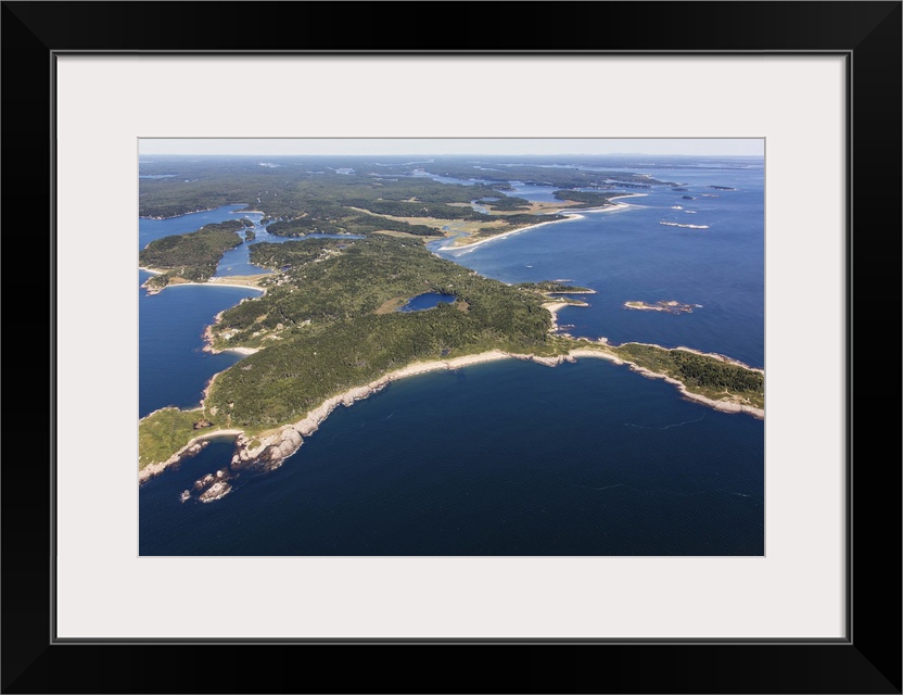 Small Point. Phippsburg, Maine, USA - Aerial Photograph