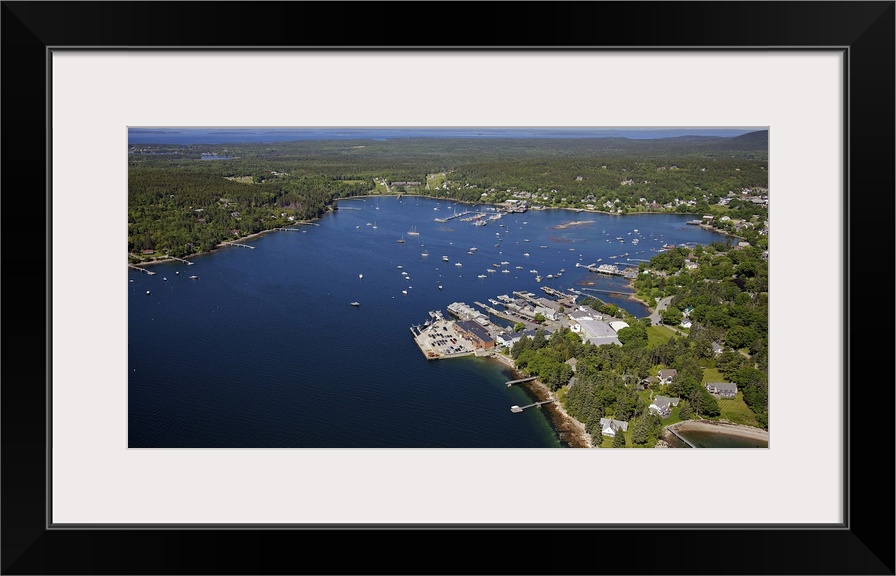 Southwest Harbor, Maine, USA - Aerial Photograph