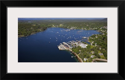 Southwest Harbor, Maine, USA - Aerial Photograph