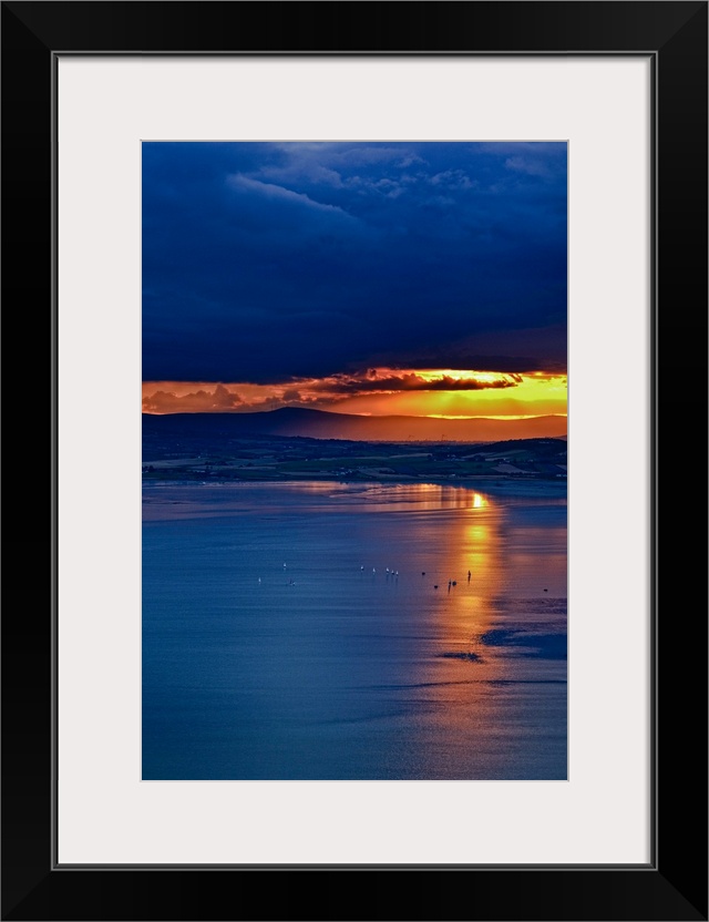 Sunset Over Strangford Lough, Greyabbey - Aerial Photograph