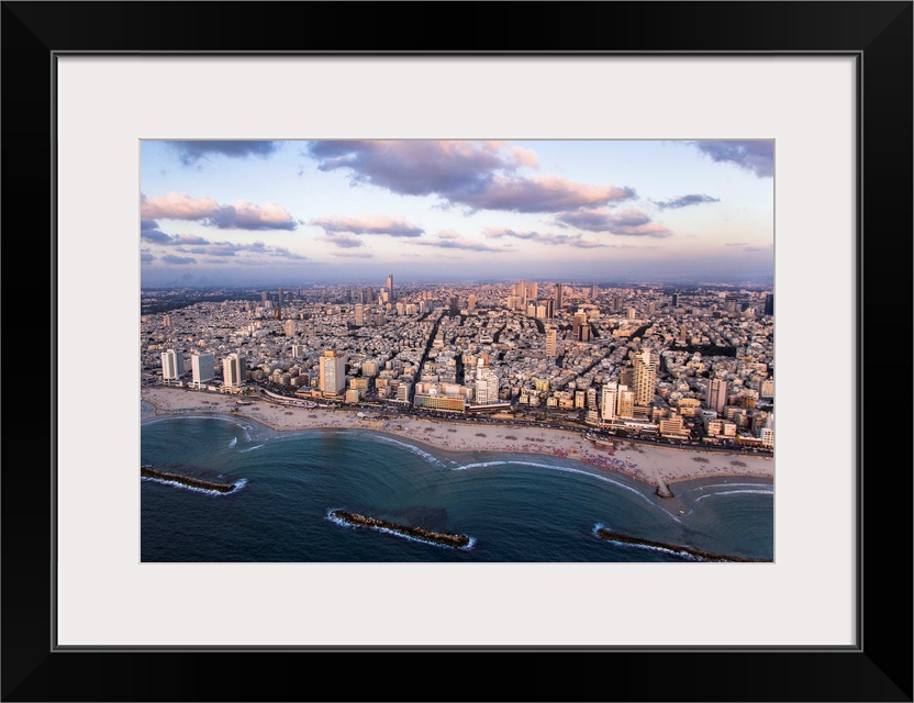 Sunset, Tel Aviv - Aerial Photograph