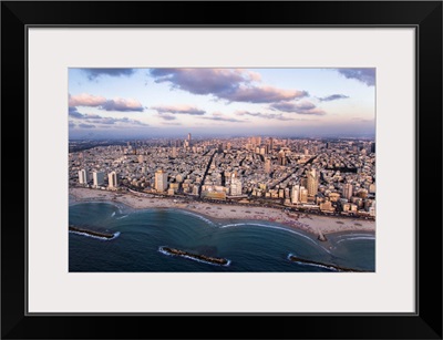 Sunset, Tel Aviv - Aerial Photograph