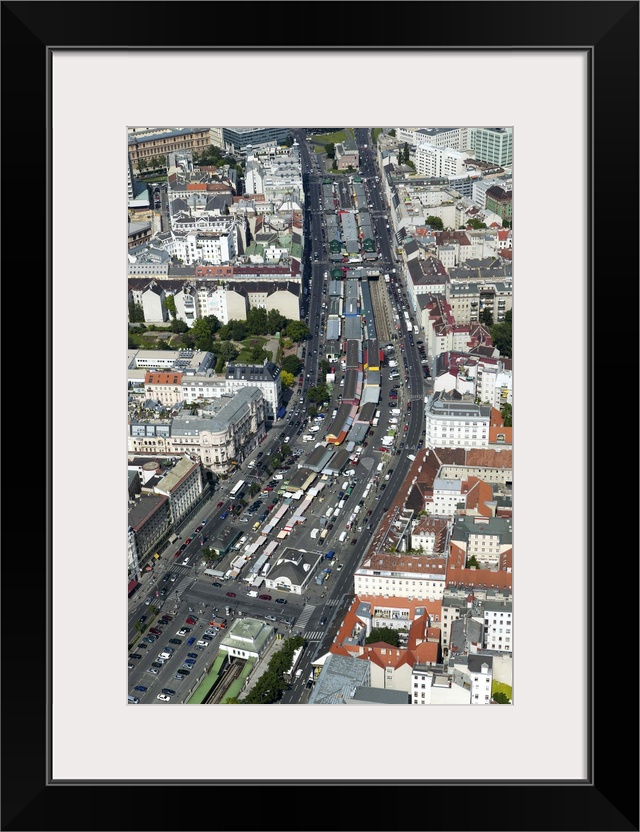 The Naschmarkt, Vienna, Austria - Aerial Photograph