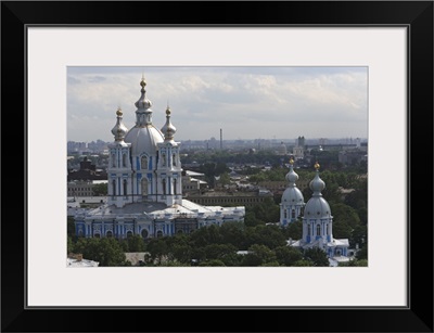 The Smolny convent cathedral is the gem of Russian architecture