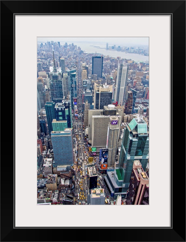 Time Square, New York City - Aerial Photograph