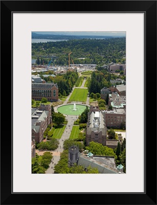 University of Washington, Seattle, Washington - Aerial Photograph