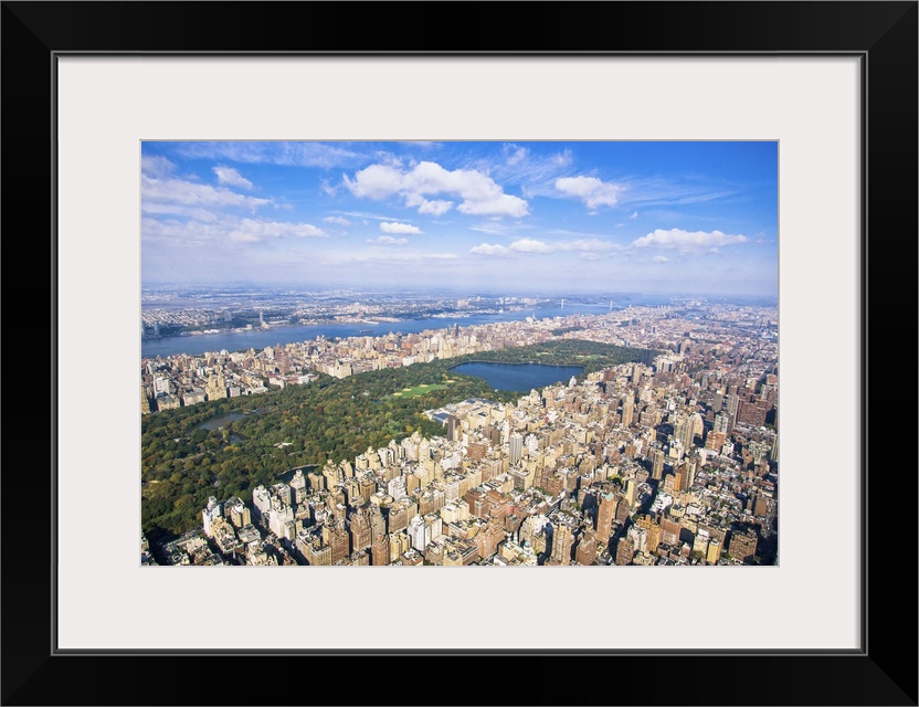 Upper East Side, Central Park, USA - Aerial Photograph