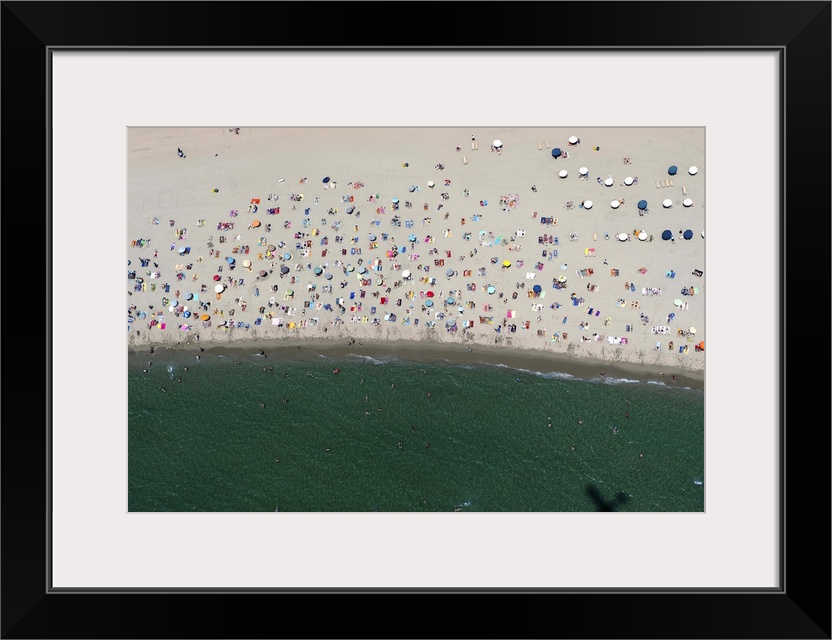 Urban Beaches, Barcelona, Spain - Aerial Photograph