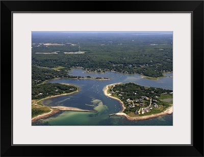 West Falmouth Harbor, Falmouth, Massachusetts - Aerial Photograph