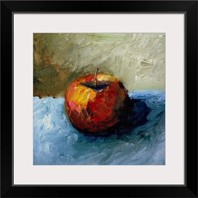 Apple Still Life with Grey and Olive