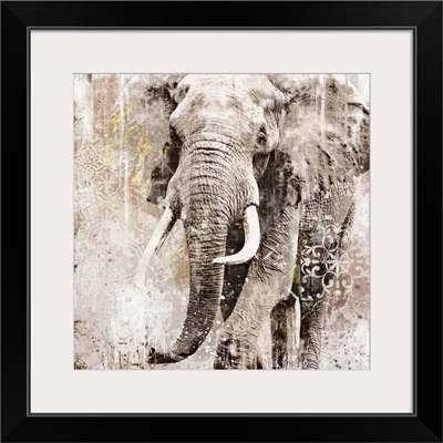 Ivory Portrait Elephant