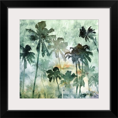 Watercolor Palm Trees II