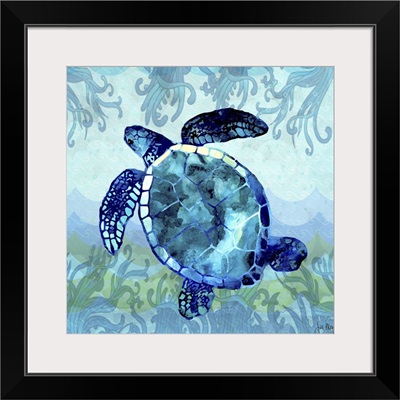 Waves Sea Turtle