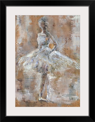 White Textured Ballet Dancer