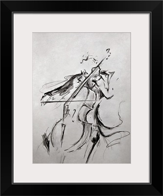 The Cellist - Sketch