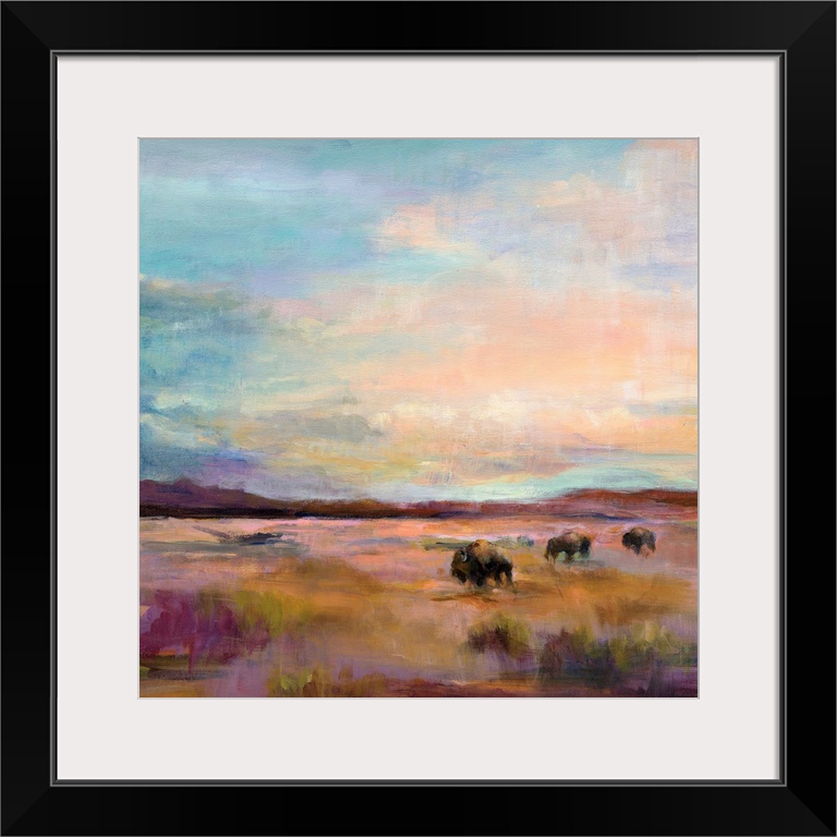 Buffalo Under Big Sky