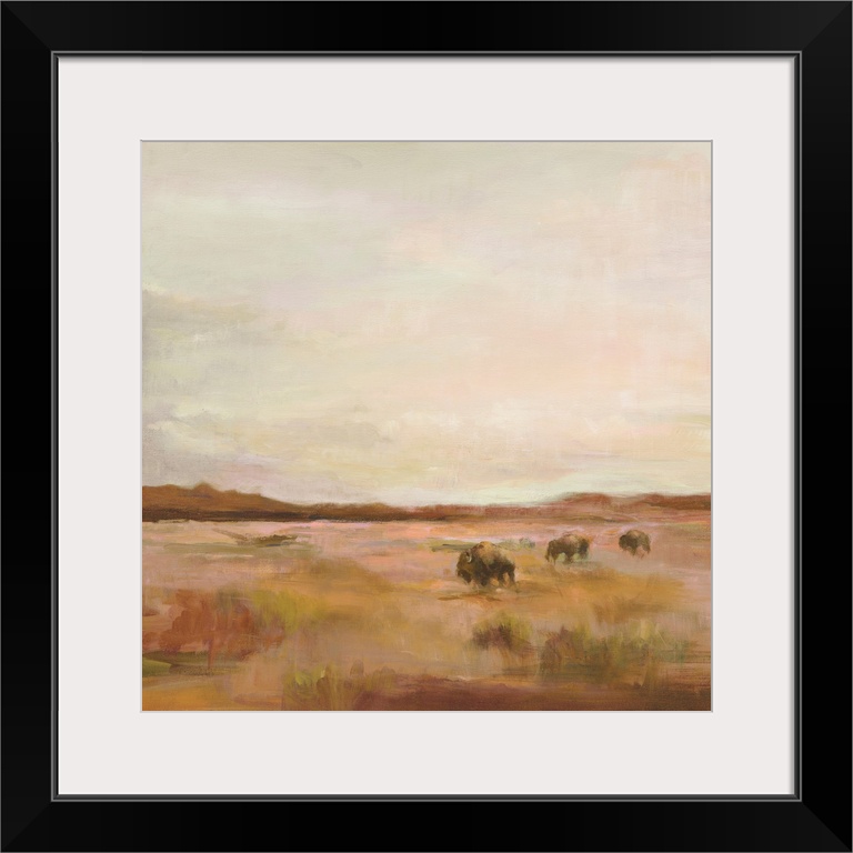 Buffalo Under Big Sky Warm