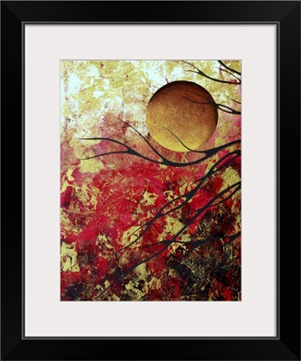 Bring Me Home 1 - Abstract Gold Art  Landscape