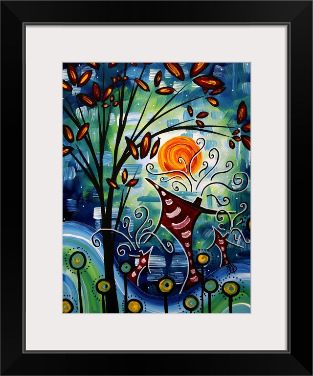 Megan Aroon Duncanson (MADART) has a distinct flair for modern/contemporary art.  Her style and use of color are unmistaka...