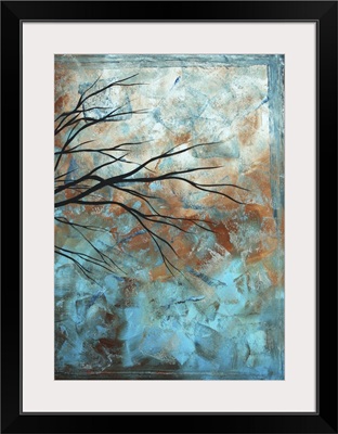 Intertwined 3 - Turquoise Contemporary Landscape