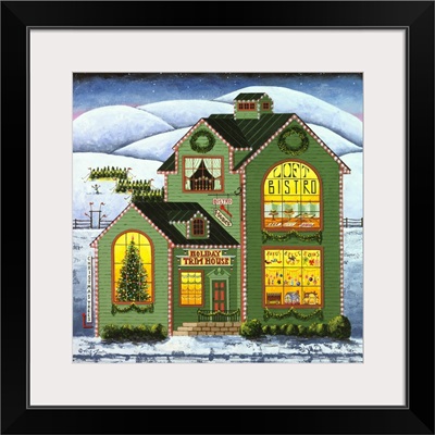 Christmas Village - Holiday Trim House