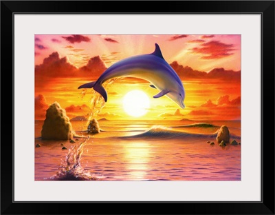 Day Of The Dolphin - Sunset I