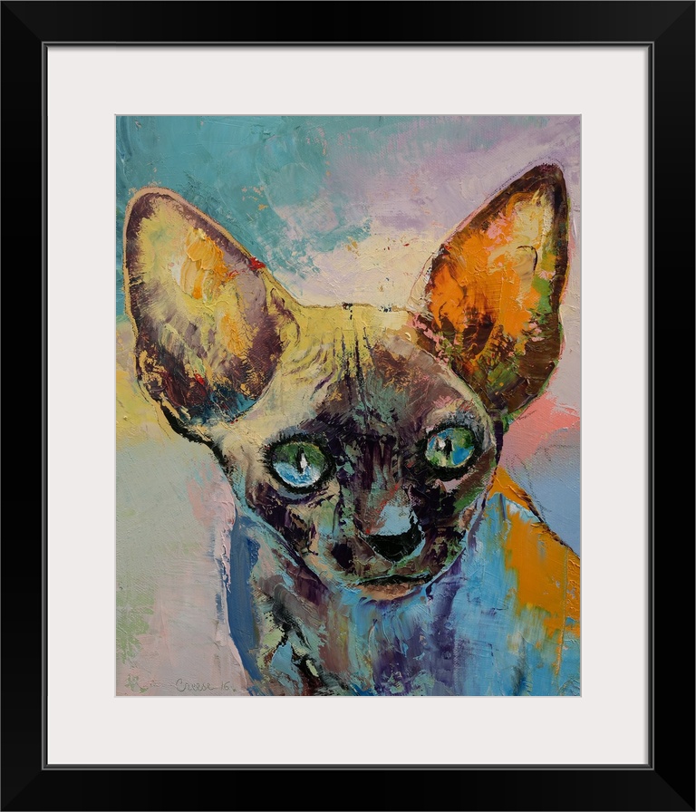 Sphynx Cat Portrait