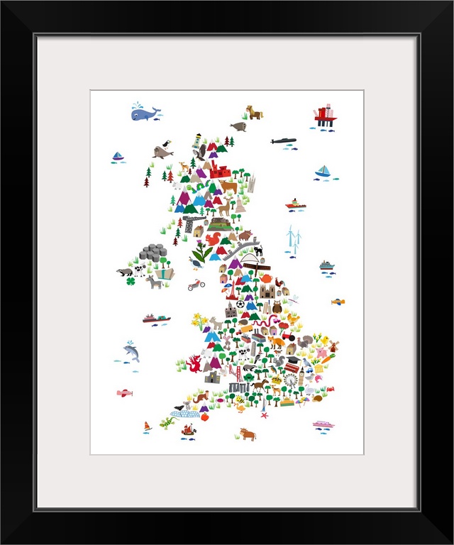 Animal Map of Great Britain