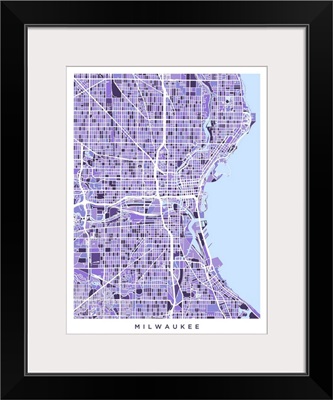 Milwaukee Wisconsin City Map