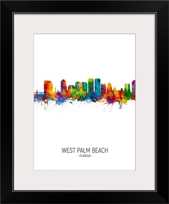 West Palm Beach Florida Skyline