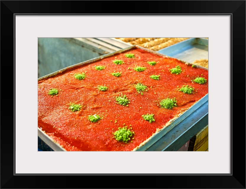 Israel, Tel Aviv: at Carmel market, sweets, candies, desserts and pastry.