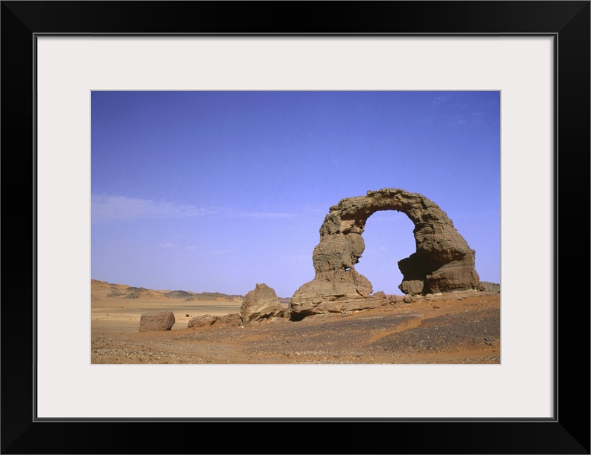 Algeria, Ahaggar mountains, stone arch