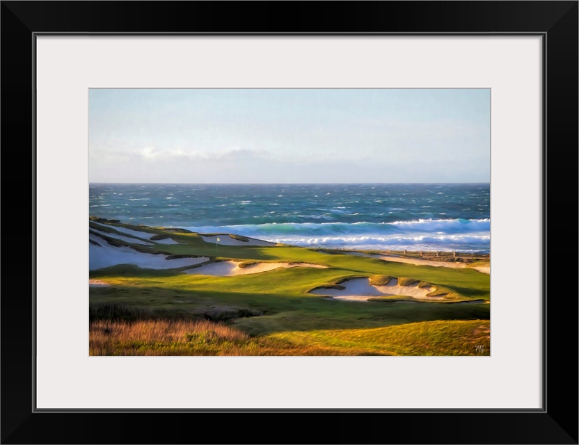 The Monterey Peninsula features many world-class golf courses. This one is just off the 17 Mile Drive in Pebble Beach.