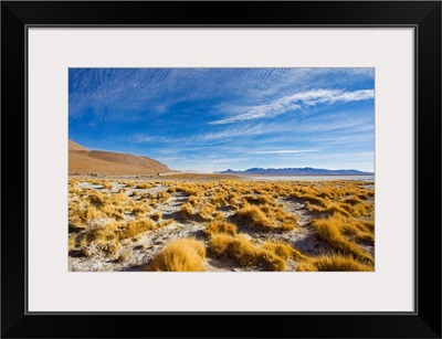 Rugged landscape in Bolivia's southwest altiplano