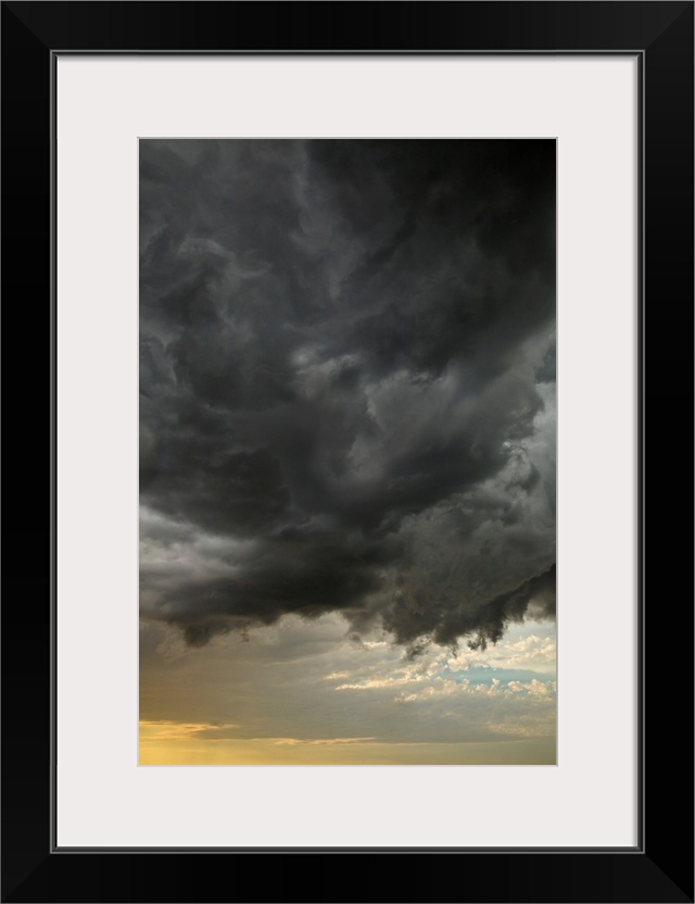 Billowing Clouds at Sunset North Dakota